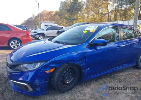 2019 Honda Civic Lx z USA, uszkodzony, nr VIN 2HGFC2F66KH585868